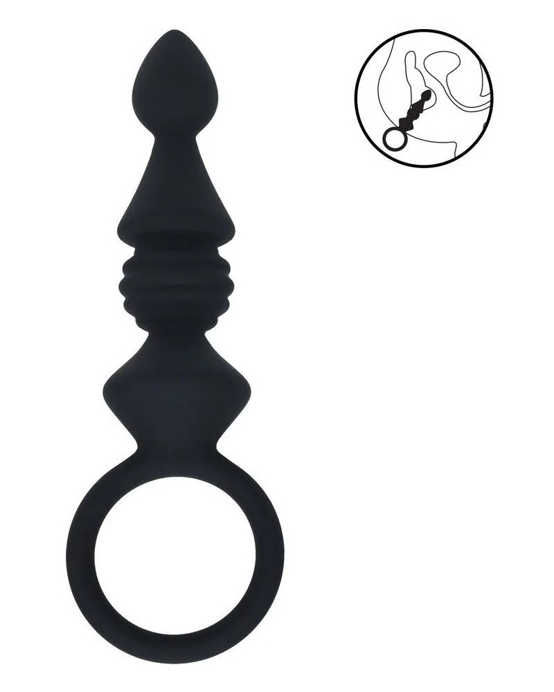 Chapelet Ribbed Probe 10.5x 3.4cm sextoys et accessoires sur La Boutique du Hard