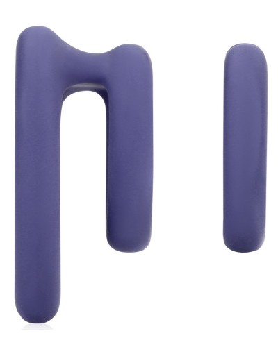 Lot de 2 Cockrings Coeur Silicone Purple Storm Diamètre 35mm sextoys et accessoires sur La Boutique du Hard
