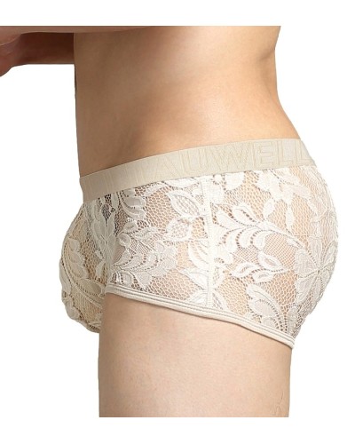 Boxer dentelle Tauwell Beige sextoys et accessoires sur La Boutique du Hard
