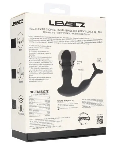 Plug + Ballstretcher Rotateez 10.5 x 3.4cm sextoys et accessoires sur La Boutique du Hard