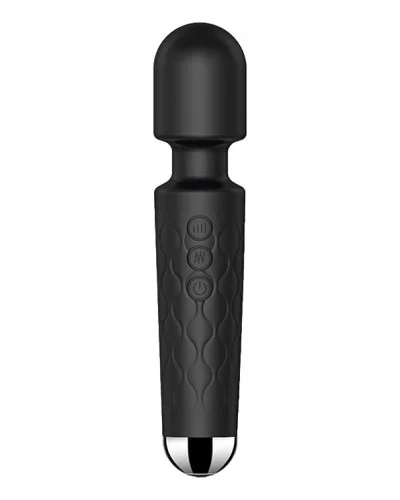 Wand Beautylit 20cm Tête 42mm Noir sextoys et accessoires sur La Boutique du Hard