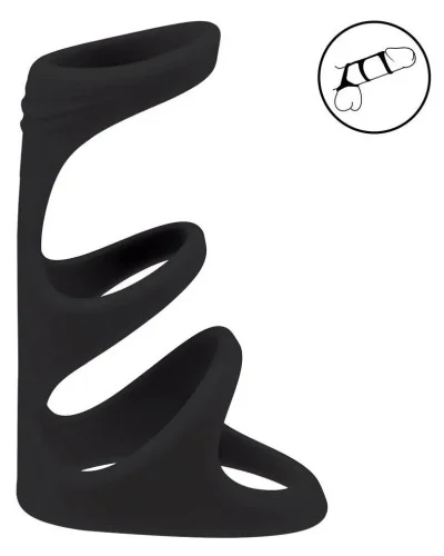 Anneau pénien 3-Loop Noir sextoys et accessoires sur La Boutique du Hard