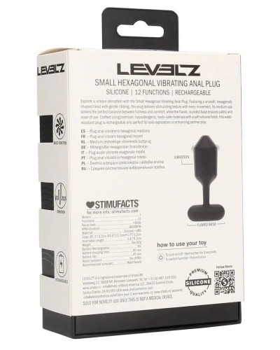 Plug Hexagonass S 9.5 x 3.2cm sextoys et accessoires sur La Boutique du Hard