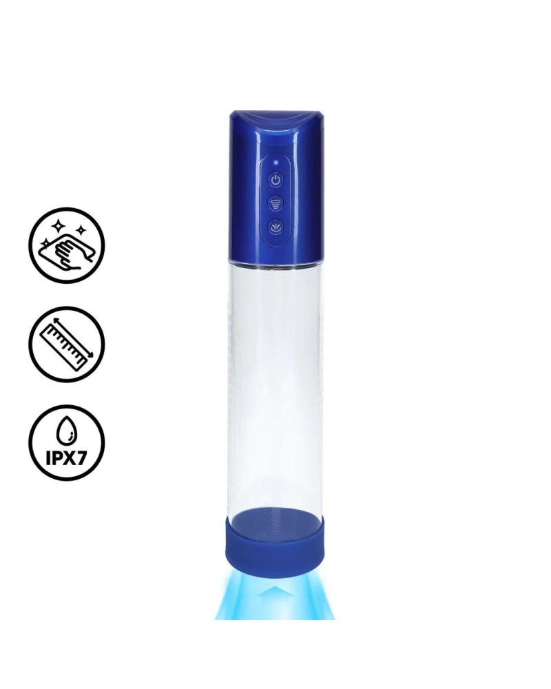 Pompe à pénis Hyperpump 20 x 5.8 cm Bleue sextoys et accessoires sur La Boutique du Hard