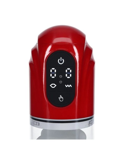 Masturbateur TechnoThrust Vibrations et Succion Rouge sextoys et accessoires sur La Boutique du Hard