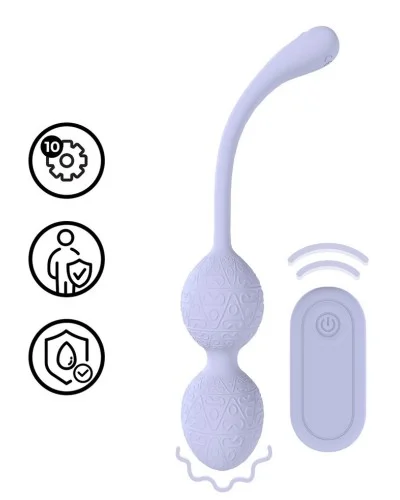 Boules de Geisha Vibrantes Alinua 9 x 3.5cm sextoys et accessoires sur La Boutique du Hard