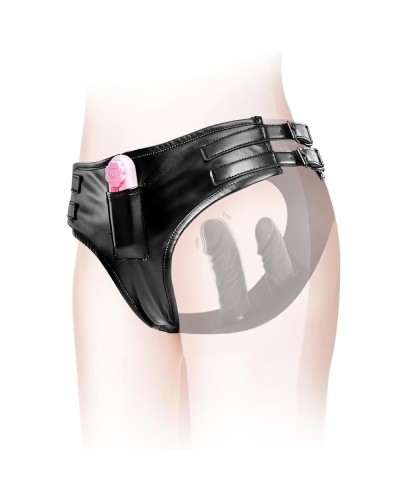 Culotte Double Gode Vibrant Pantiegood 12 x 3.7cm sextoys et accessoires sur La Boutique du Hard