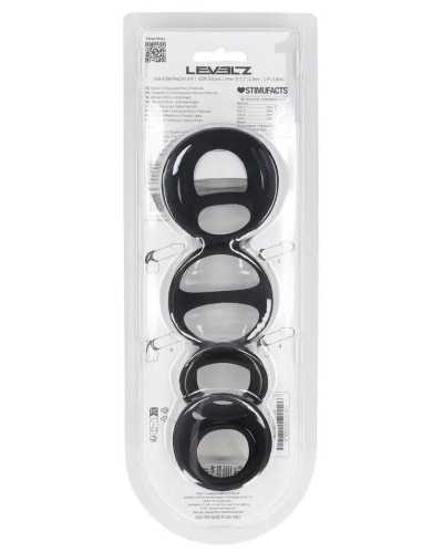 Lot de 4 Ballstretchers Morphup Noirs sextoys et accessoires sur La Boutique du Hard