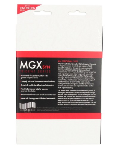 Stimulateur Mgx Syn Trident™ 9 x 2.5cm sextoys et accessoires sur La Boutique du Hard