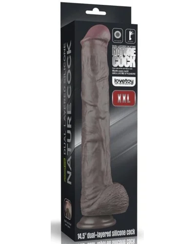 Gode Ikses Cock 31 x 5.5cm Marron sextoys et accessoires sur La Boutique du Hard