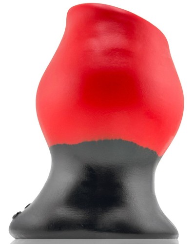 Plug Tunnel Super Max Pighole XXXL 15 x 11.5 cm Noir-Rouge sextoys et accessoires sur La Boutique du Hard
