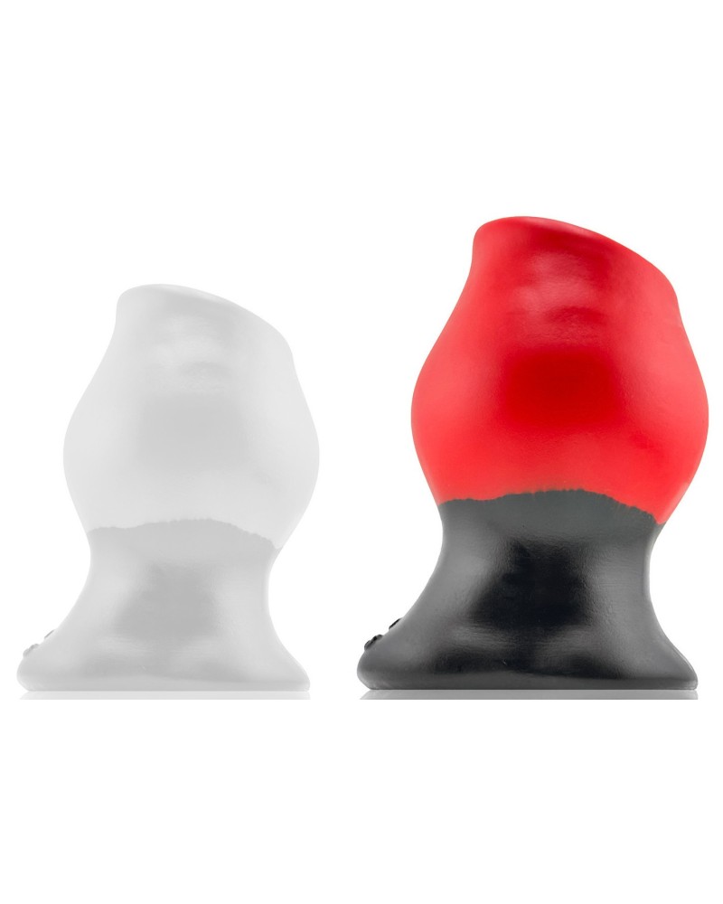 Plug Tunnel Colossus Pighole XXXXL 17 x 13.5 cm Noir-Rouge sextoys et accessoires sur La Boutique du Hard