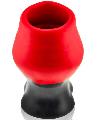Plug Tunnel Colossus Pighole XXXXL 17 x 13.5 cm Noir-Rouge sextoys et accessoires sur La Boutique du Hard