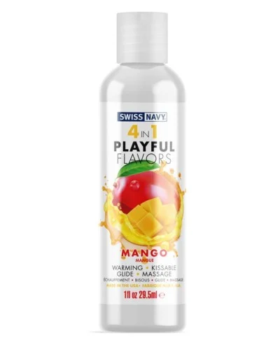Lubrifiant 4 en 1 Playful Flavors 29.5ml Mangue sextoys et accessoires sur La Boutique du Hard