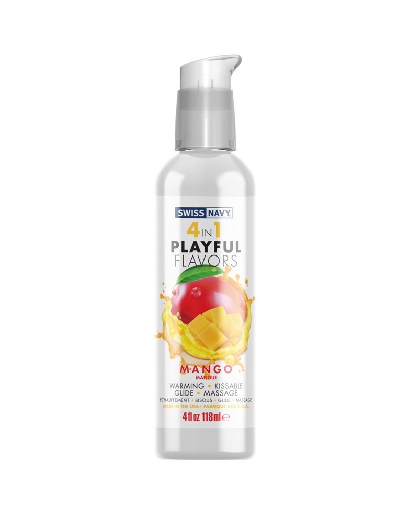 Lubrifiant 4 en 1 Playful Flavors 118ml Mangue sextoys et accessoires sur La Boutique du Hard