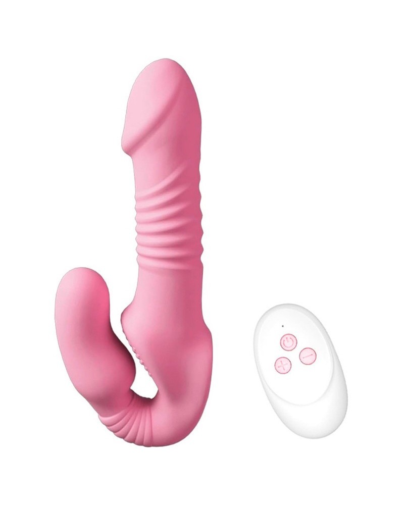 Gode Ceinture sans harnais vibrant Pinky Twice 13 x 4cm sextoys et accessoires sur La Boutique du Hard