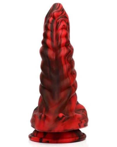 Gode Fantasy Hybrixis 18 x 6.3cm Rouge et Noir sextoys et accessoires sur La Boutique du Hard