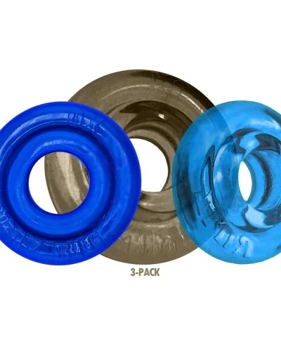 Lot de 3 Cockrings Rimringz Gris-Bleus sextoys et accessoires sur La Boutique du Hard