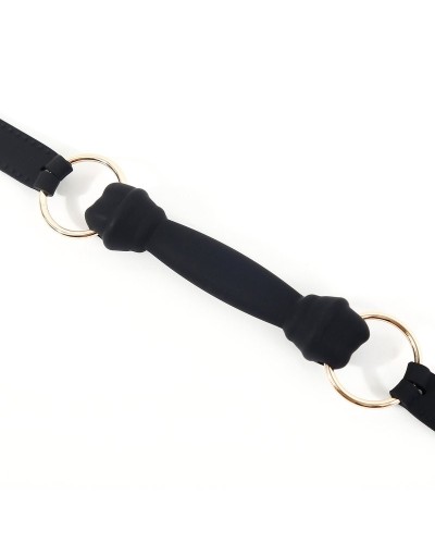 Bâillon Mors Silicone Morsum 11.5cm Noir sextoys et accessoires sur La Boutique du Hard