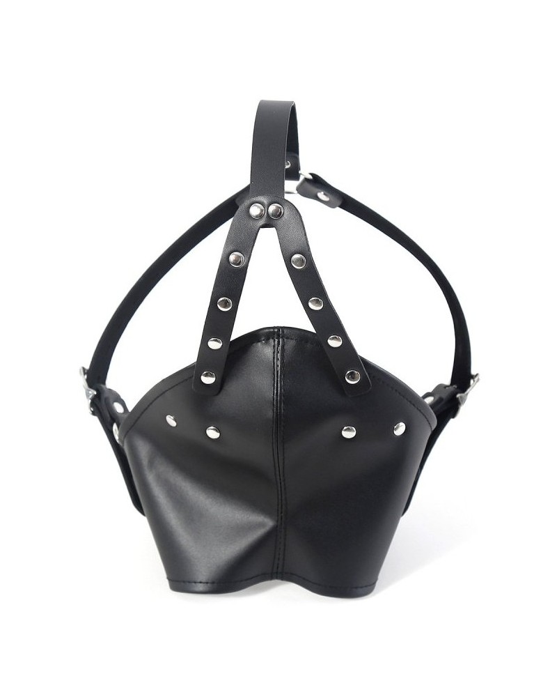 Masque avec Bâillon-Boule Gagown Noir sextoys et accessoires sur La Boutique du Hard
