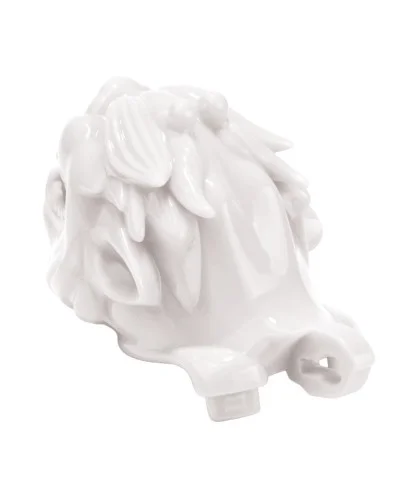 Cage avec grelot Dragon 8.5 x 3.7 cm Blanche sextoys et accessoires sur La Boutique du Hard