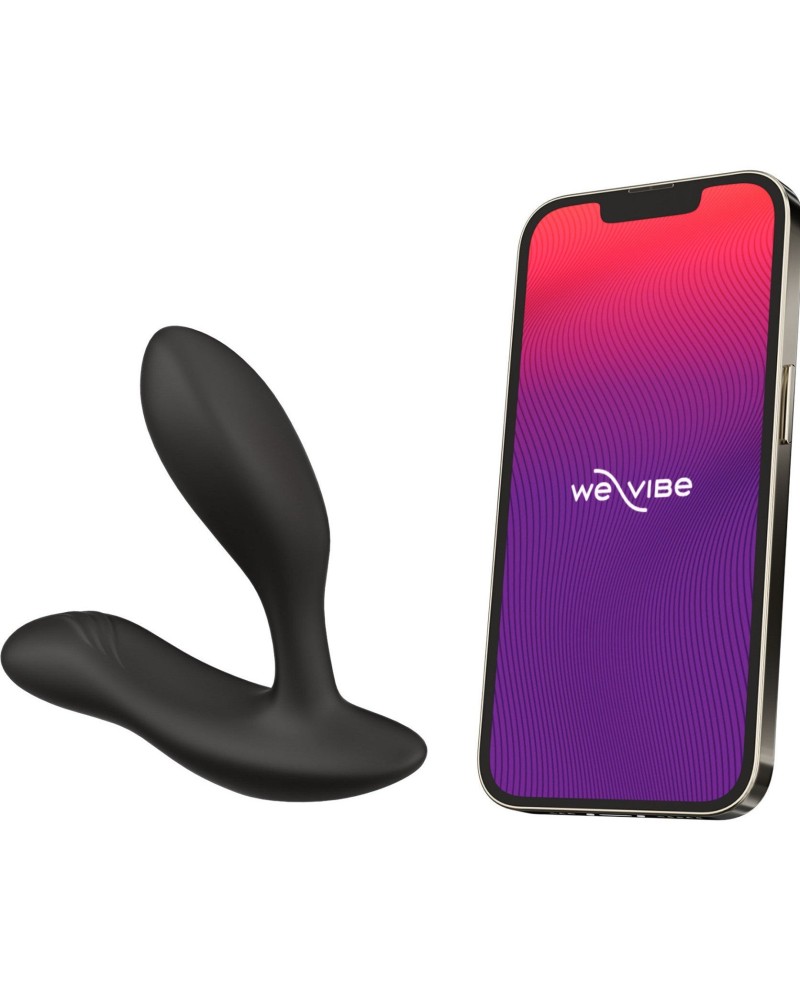 Stimulateur Prostatique Vibrant Connecté Vector + 8.5 x 2.8cm Noir sextoys et accessoires sur La Boutique du Hard