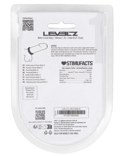 Cockring Silicone Wide-O XL 50mm sextoys et accessoires sur La Boutique du Hard