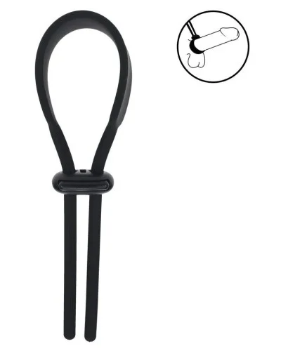 Anneau ajustable Wide Lasso 35-65 mm Noir sextoys et accessoires sur La Boutique du Hard