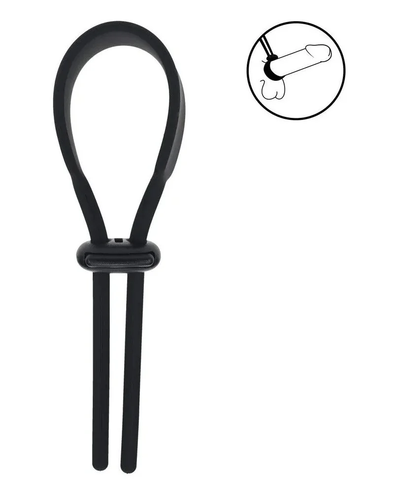 Anneau ajustable Wide Lasso 35-65 mm Noir sextoys et accessoires sur La Boutique du Hard