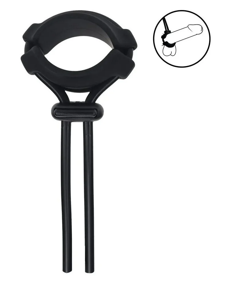 Anneau ajustable Wide Full 28-70 mm Noir sextoys et accessoires sur La Boutique du Hard