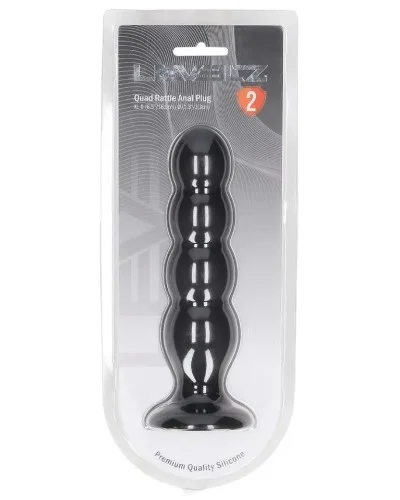 Plug avec Bille Quad Rattle 15 x 4cm sextoys et accessoires sur La Boutique du Hard