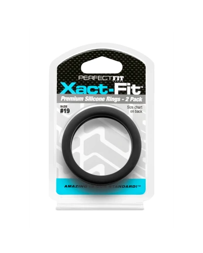Lot de 2 Cockrings Xact-Fit n°19 - Diamètre 48mm sextoys et accessoires sur La Boutique du Hard