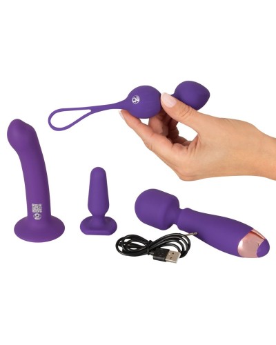 Coffret Sextoys Feminine 4 Accessoires Violets sextoys et accessoires sur La Boutique du Hard