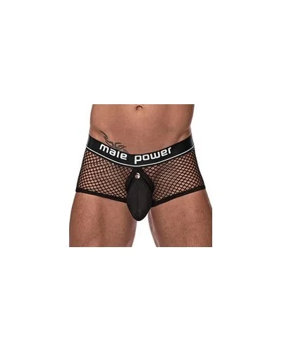 Boxer résille Ring & Short Noir sextoys et accessoires sur La Boutique du Hard
