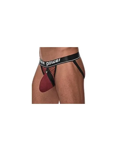 Jockstrap Résille Ring & Jock Bordeaux sextoys et accessoires sur La Boutique du Hard