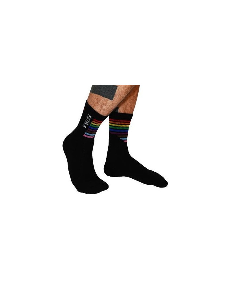 Chaussettes Pride Noires sextoys et accessoires sur La Boutique du Hard