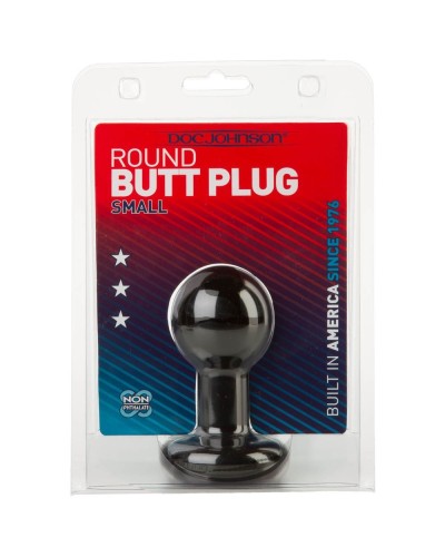 Plug Anal Round 8 x 4.5 cm Noir pas cher