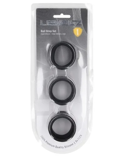 Lot de 3 Ballstretchers Ball Strap Diamètre 34mm sextoys et accessoires sur La Boutique du Hard