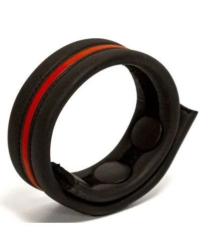 Cockstrap Brutus 40-60 mm Noir-Rouge sextoys et accessoires sur La Boutique du Hard