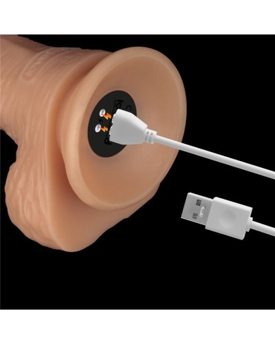 Gode Vibrant avec Bourses Power Basics 16 x 4.5cm sextoys et accessoires sur La Boutique du Hard