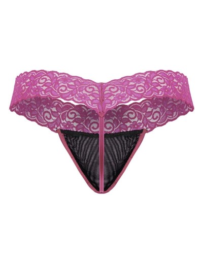 String en dentelle Beltis Noir-Rose sextoys et accessoires sur La Boutique du Hard