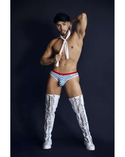 Slip Sailoris Blanc Navy sextoys et accessoires sur La Boutique du Hard