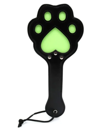 Paddle Patte 28 x 13cm Noir-Vert sextoys et accessoires sur La Boutique du Hard