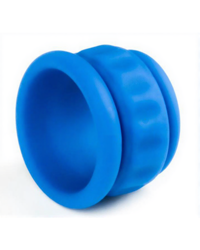 Ballstretcher Twin Flex 25 mm - Hauteur 3 cm Bleu sextoys et accessoires sur La Boutique du Hard