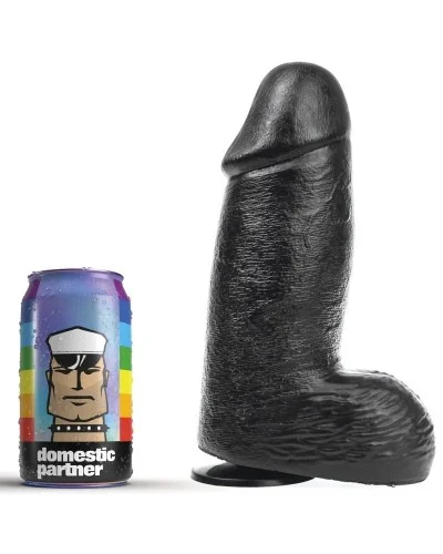 Gode DP104B Hans Noir L 17 x 8.8cm sextoys et accessoires sur La Boutique du Hard