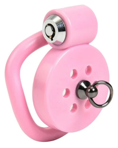 Cage avec laisse Leashidy 2.5 x 3.8 cm Rose sextoys et accessoires sur La Boutique du Hard