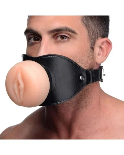 Bâillon avec Masturbateur entrée pussy Pushity 30mm sextoys et accessoires sur La Boutique du Hard