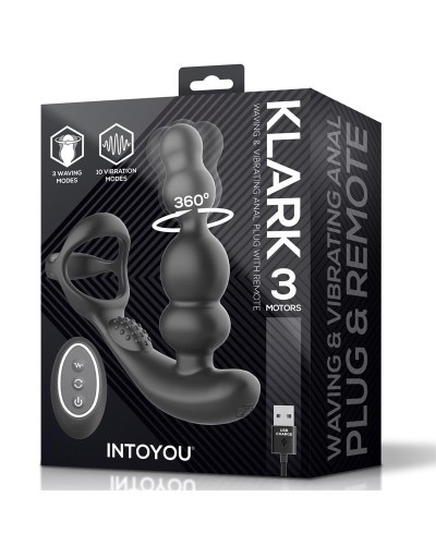 Plug vibrant + Ballstretcher Klark10.5 x 3.5cm sextoys et accessoires sur La Boutique du Hard