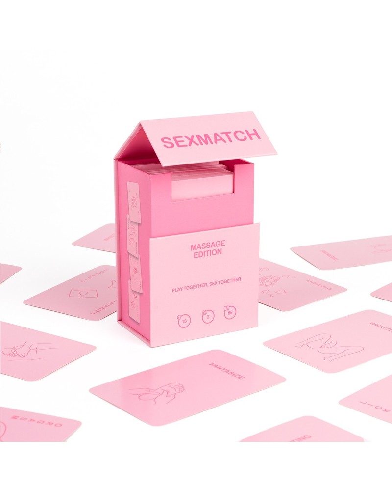 Jeu de cartes Sexmatch massage edition sextoys et accessoires sur La Boutique du Hard