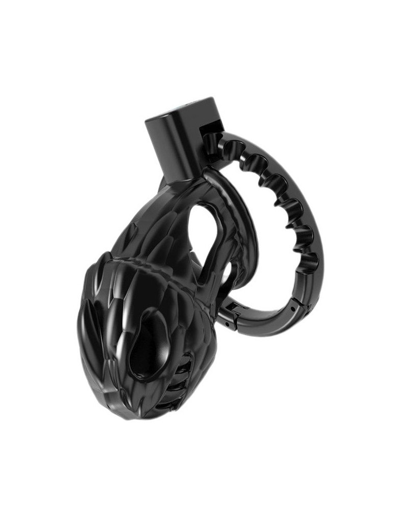Cage Dinocock 10 x 3.7 cm Noire sextoys et accessoires sur La Boutique du Hard